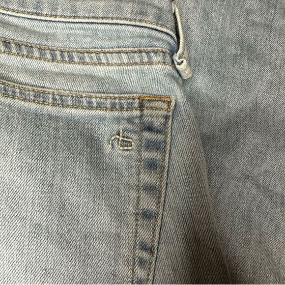 Rag and bone Abingdon Dre light wash distressed boyfriend Jeans size 25 - Picture 6 of 10